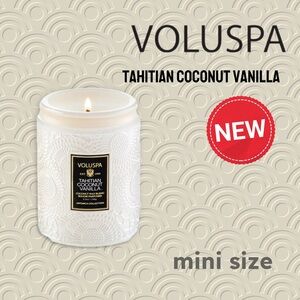 *🆕 *NEW* VOLUSPA | MINI | TAHITIAN COCONUT VANILLA- Mini Jar glass candle